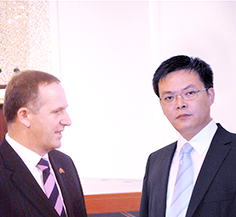 澳星总裁Edward与新西兰总理