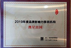 新浪网2019中国品牌知名度移民机构